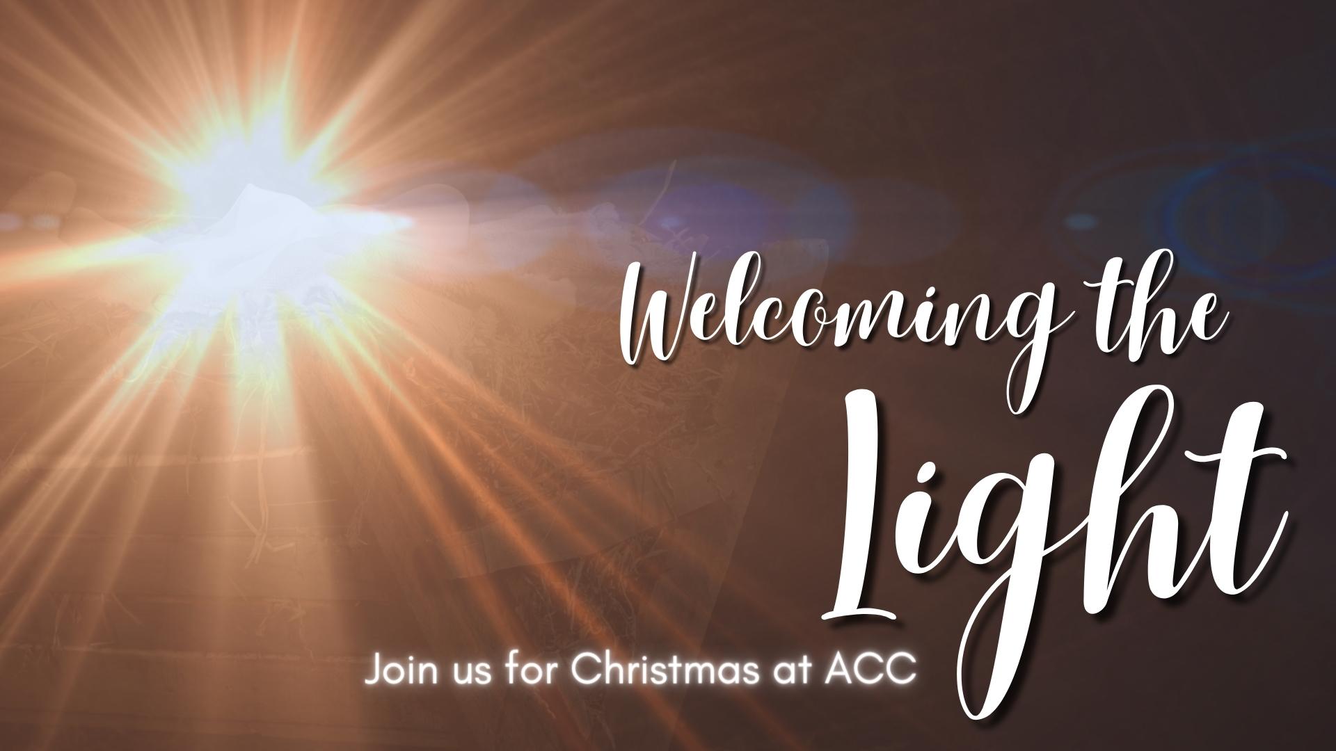 Join us for Christmas at ACC